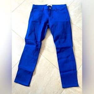 Skinny Jeans.  Size 4 Royal blue